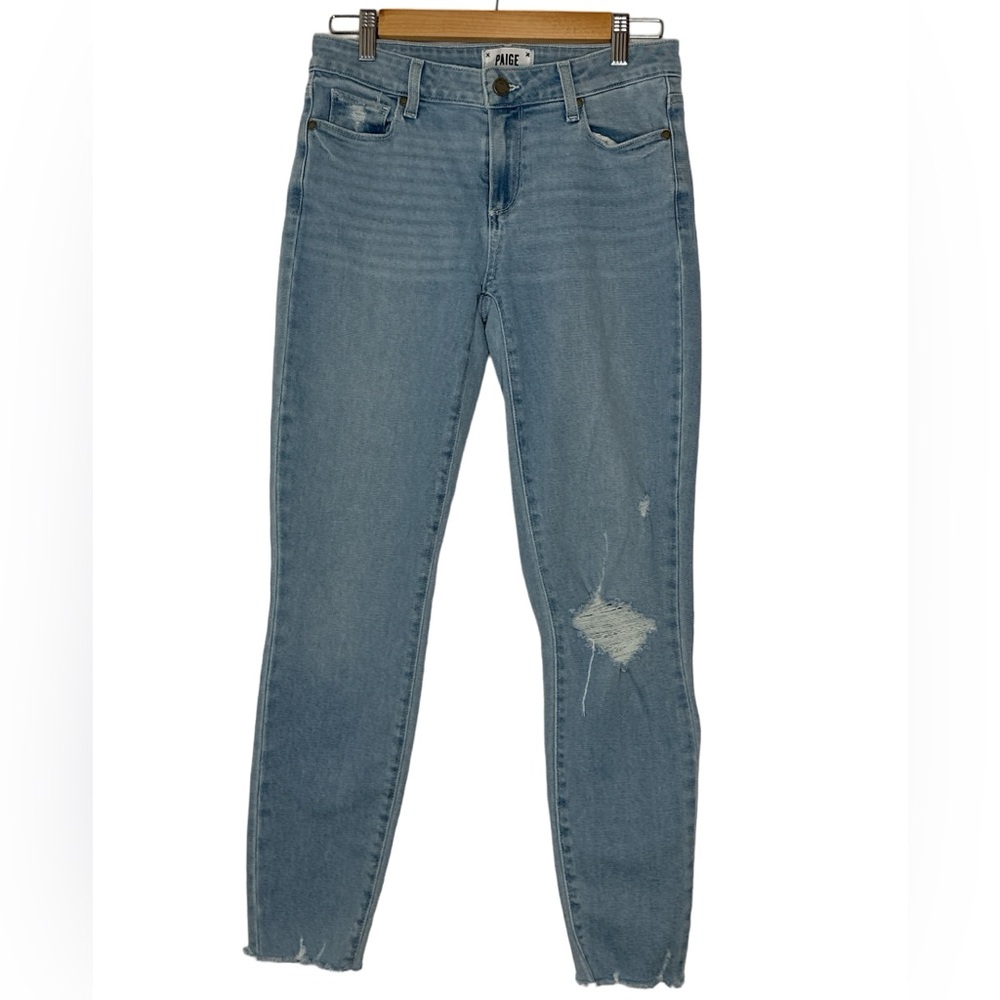 Paige Women's Jeans Verdugo Ankle Size 28‎ Light Blue Skinny